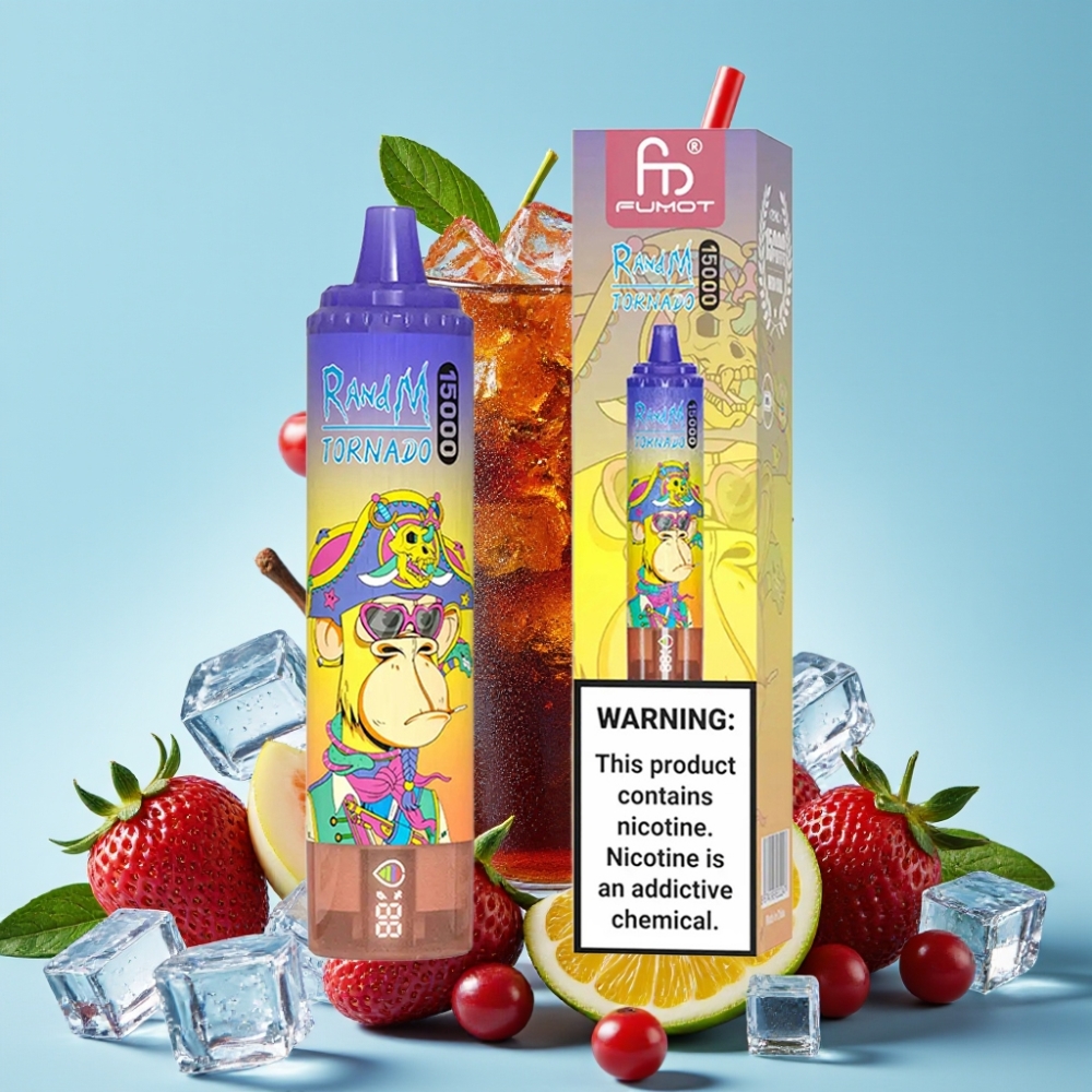 RandM Fumot Tornado 15000 Puffs 25ml 850mAh Type-C LCD Cola Is
