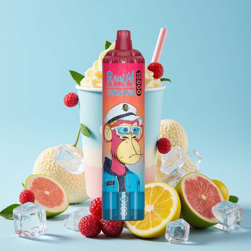 RandM Fumot Tornado 15000 Puffs 25ml 850mAh Type-C LCD Lush Is