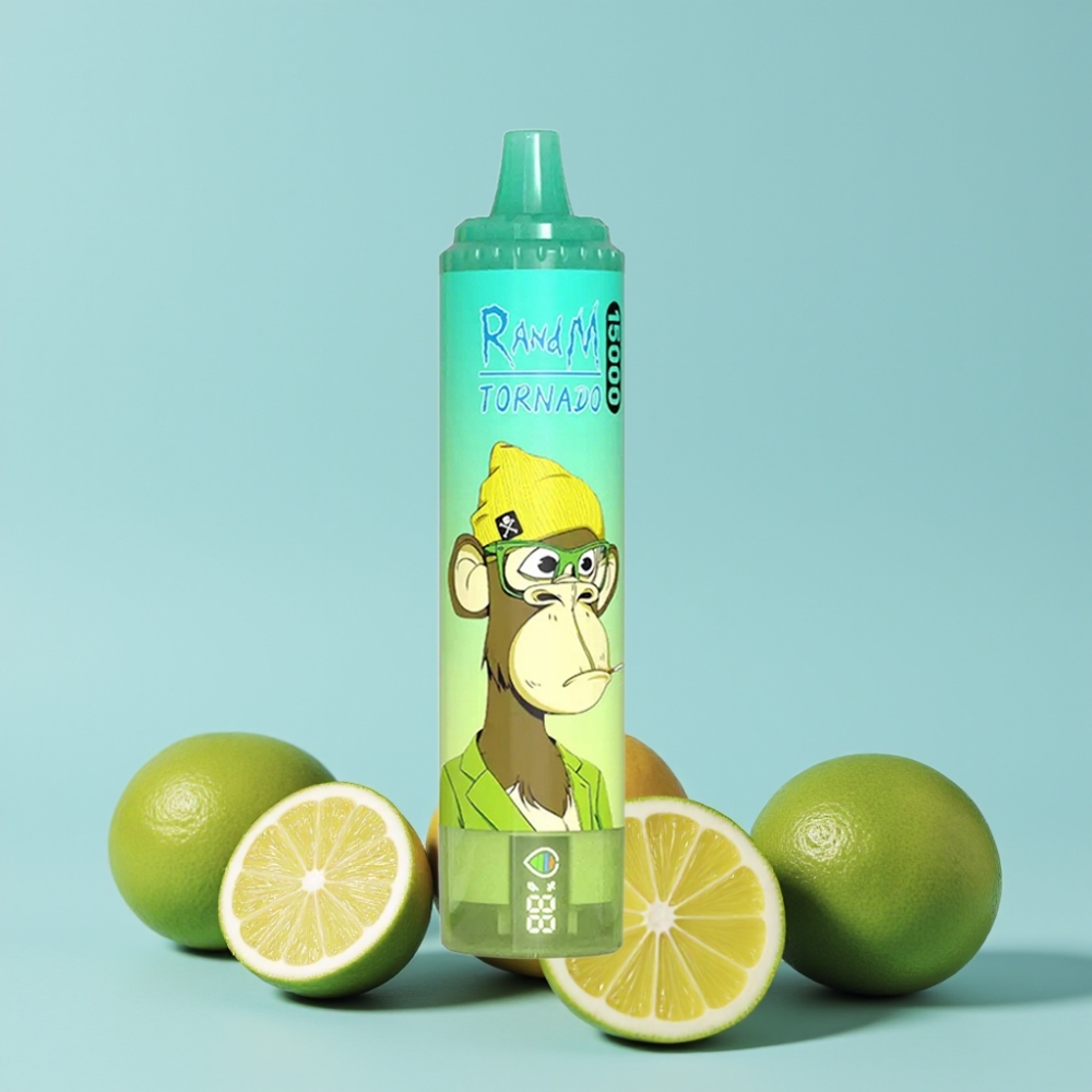 RandM Fumot Tornado 15000 Puffs 25ml LCD Sitron Lime Type-C