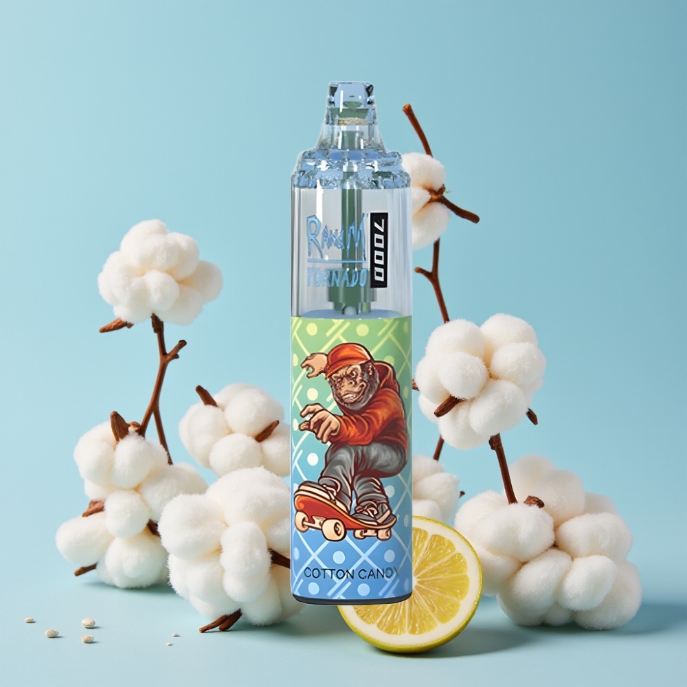 RandM Fumot Tornado 7000 Puffs 14 ML E-liquid Bomullssukker