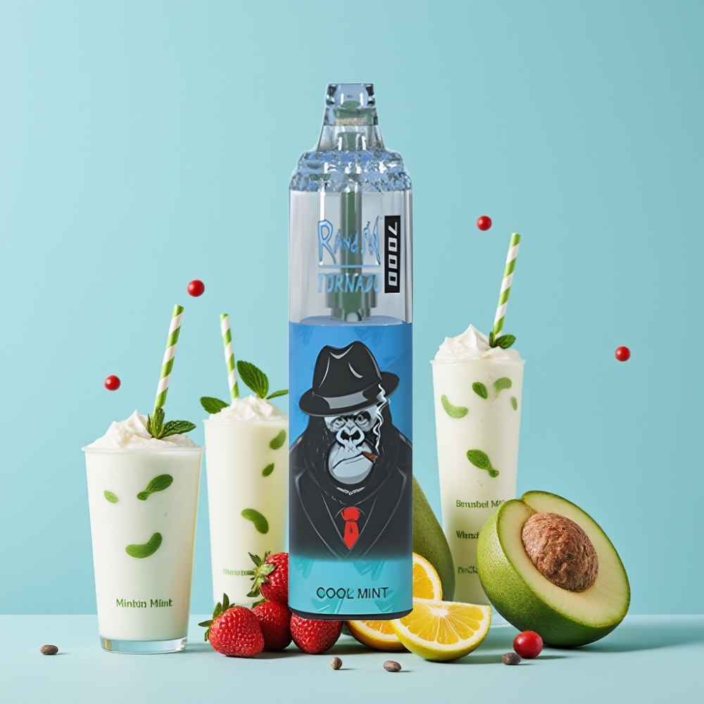 RandM Fumot Tornado 7000 Puffs 14 ML Mesh Coil Kjølig Mynte