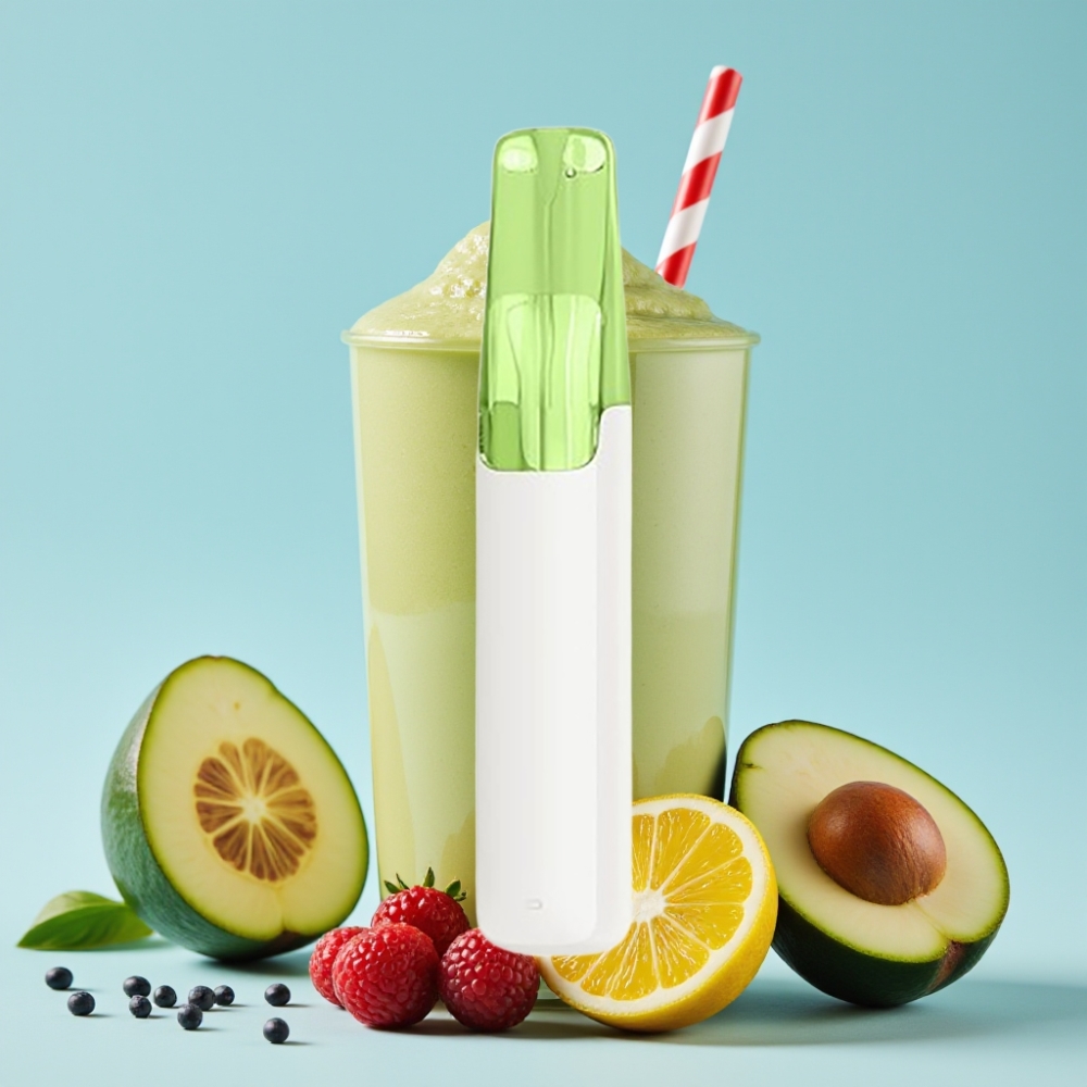 Snowplus Dash 4000 Puffs Engangsdevice Matcha Smoothie – Keramisk Atomizer, 530 mAh, 7,5 ml