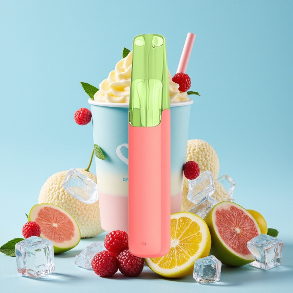 Snowplus Dash 4000 Puffs Engangsenhet Sukkeris Ceramic 7,5 ml 530 mAh