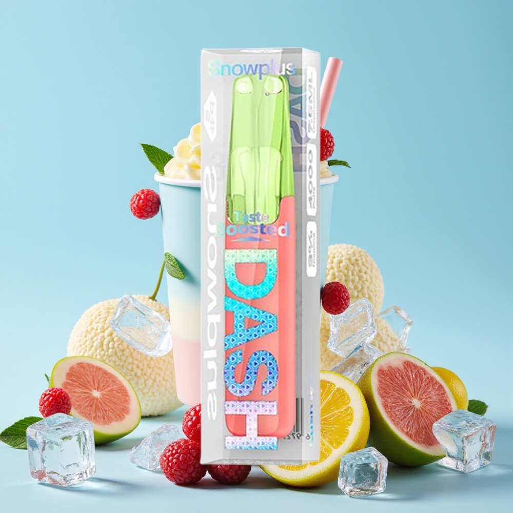Snowplus Dash 4000 Puffs Engangsenhet Sukkeris Ceramic 7,5 ml 530 mAh