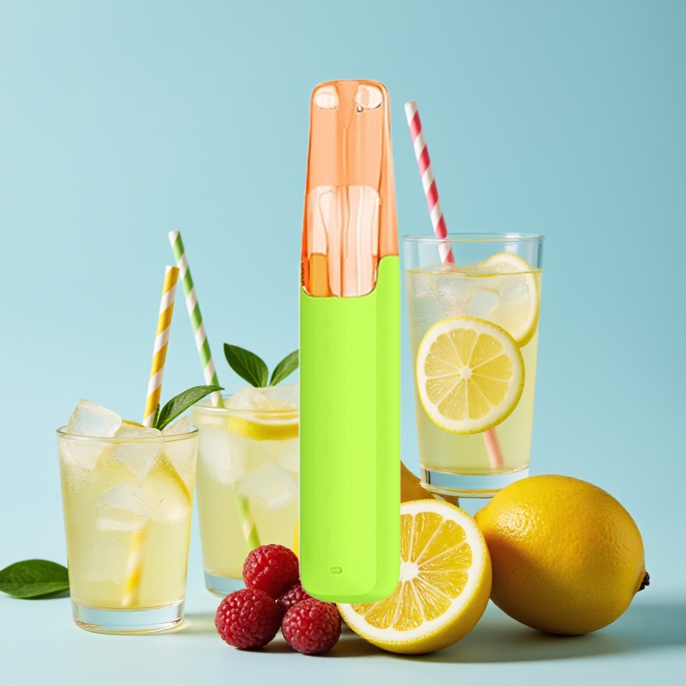 Snowplus Dash 4000 Puffs Keramisk Atomizer 7,5 ml Sprudlende Isete med Sitron