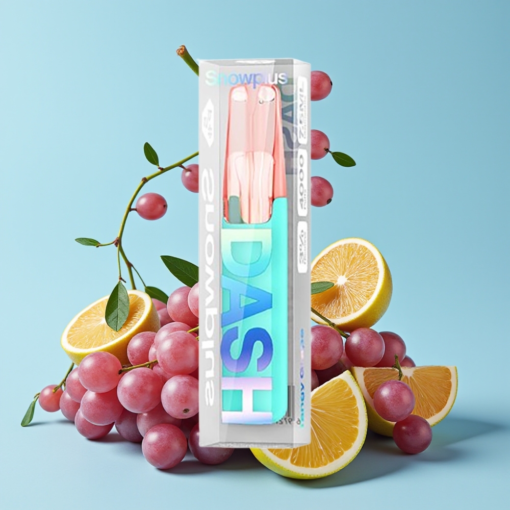 Snowplus Dash 4000 Puffs Keramisk Atomizer 7,5 ml Syrlig Drue