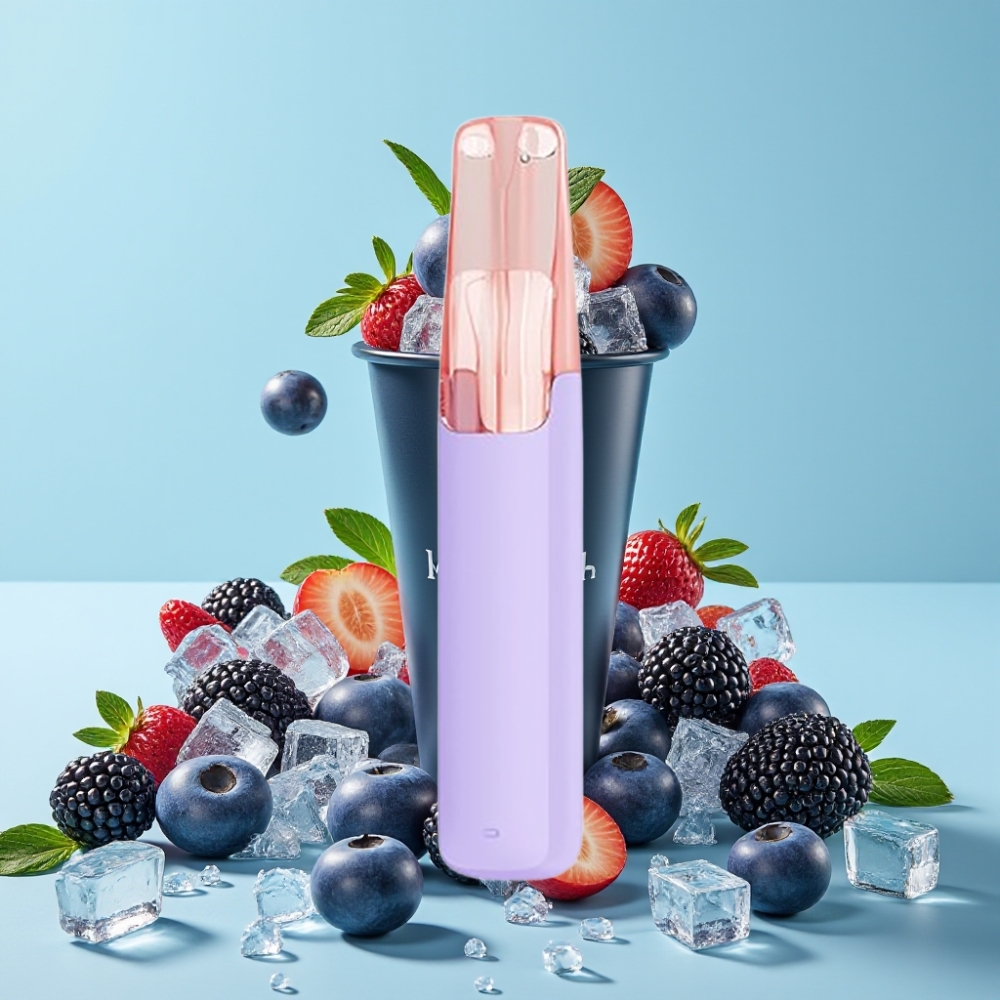 Snowplus Dash 4000 Puffs Svart Drage Is Keramisk Atomizer 7.5 ml 530 mAh
