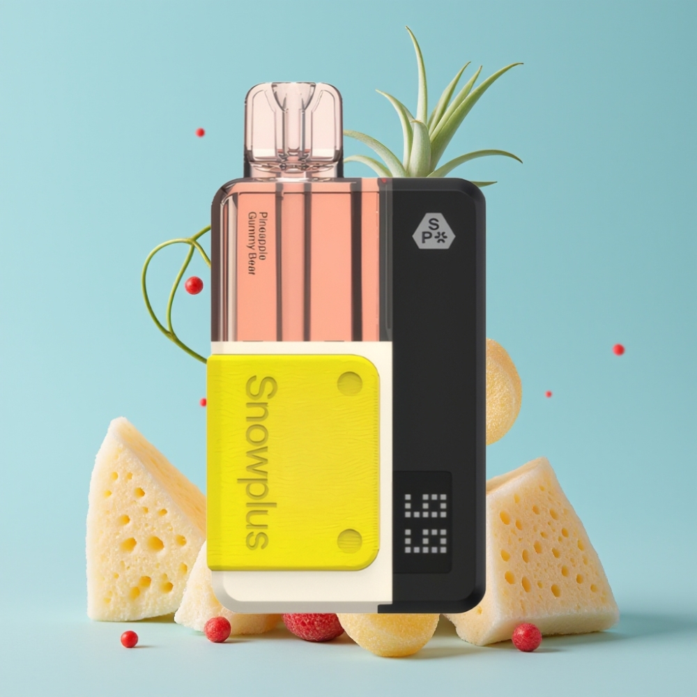 Snowplus Swift 15000 Puffs Pod Kit Ananas Gummi Bjørn Dual Mesh 1000mAh 2+10ml
