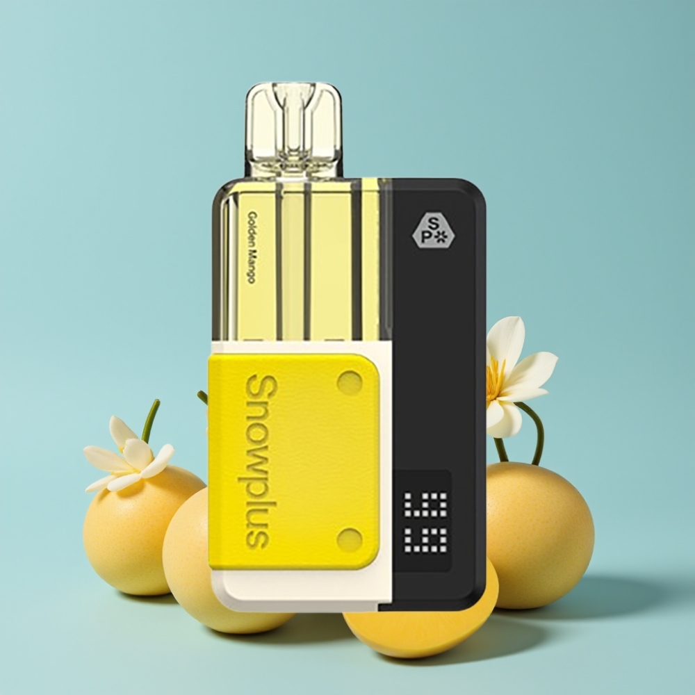 Snowplus Swift 5000 Puffs Dual Mesh 1000 mAh Gul Mango Norge online wholesalers