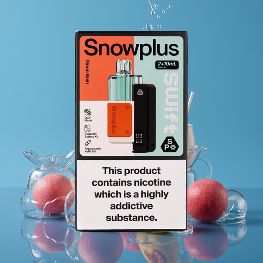 Snowplus Swift 5000 Puffs Dual Mesh 1000 mAh Neon Regn Norge online wholesalers