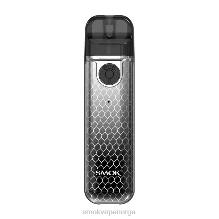 SMOK Vape Oslo | SMOK NOVO 4 minisett sølv svart kobra FPR8112