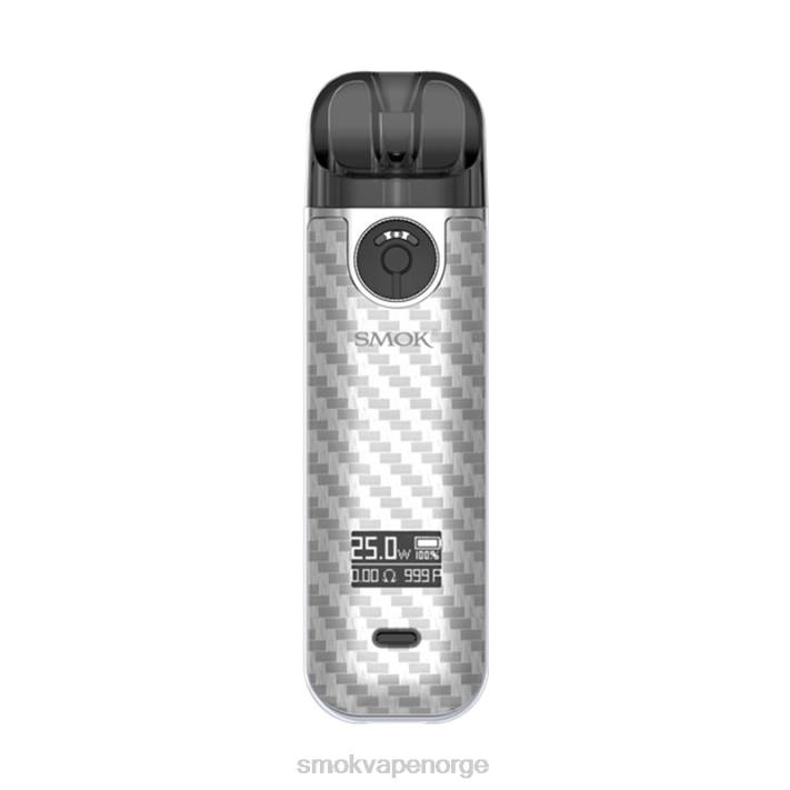 SMOK Vape For Sale | SMOK NOVO 4 sett sølv karbonfiber FPR8236