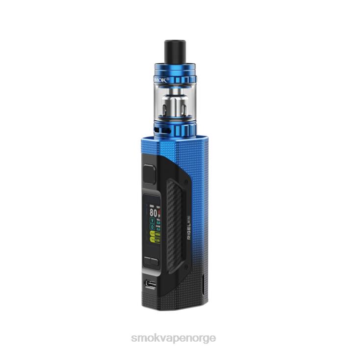 SMOK Vape Kit Norge | SMOK Rigel minisett svart blå FPR8254