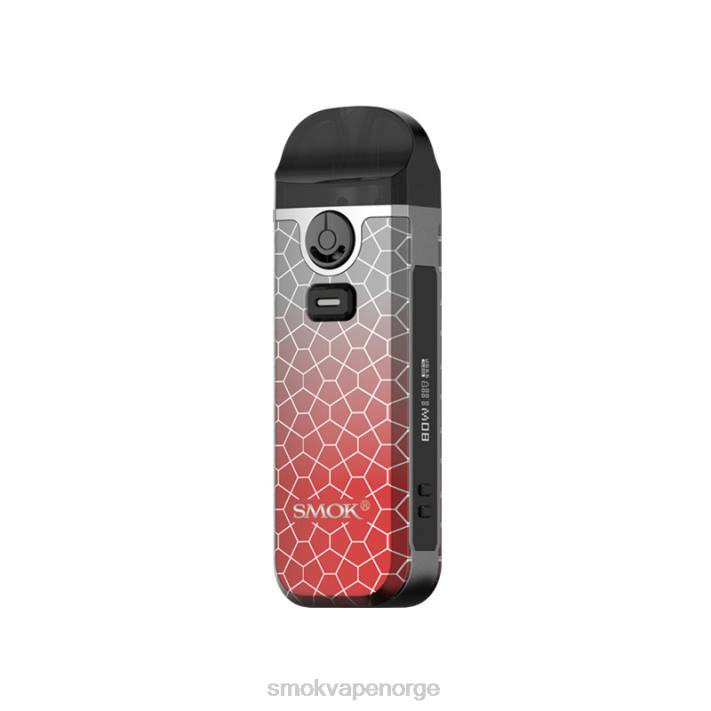 SMOK Vape Battery | SMOK Nord 4 sett rød grå rustning FPR8270