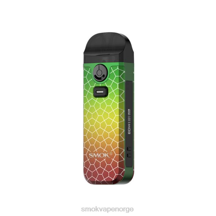 SMOK Vape Kit Norge | SMOK Nord 4 sett rasta grønn rustning FPR8274